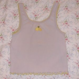 a cropped xs tank top